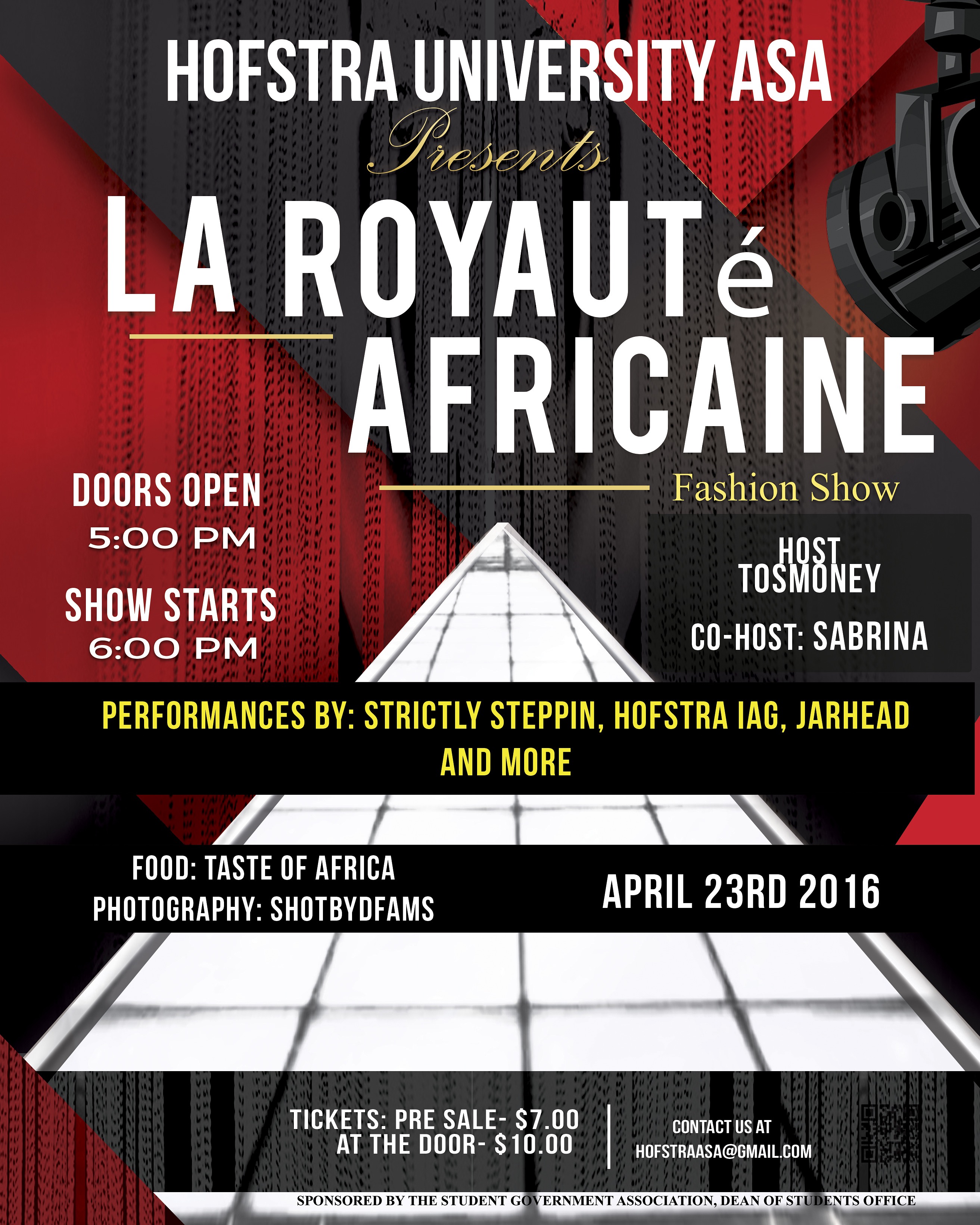 Hofstra University ASA Presents La Royaute African Fashion Show 2016