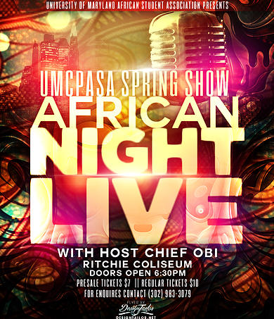 UMCPASA Spring Show Africa Night Live 2014