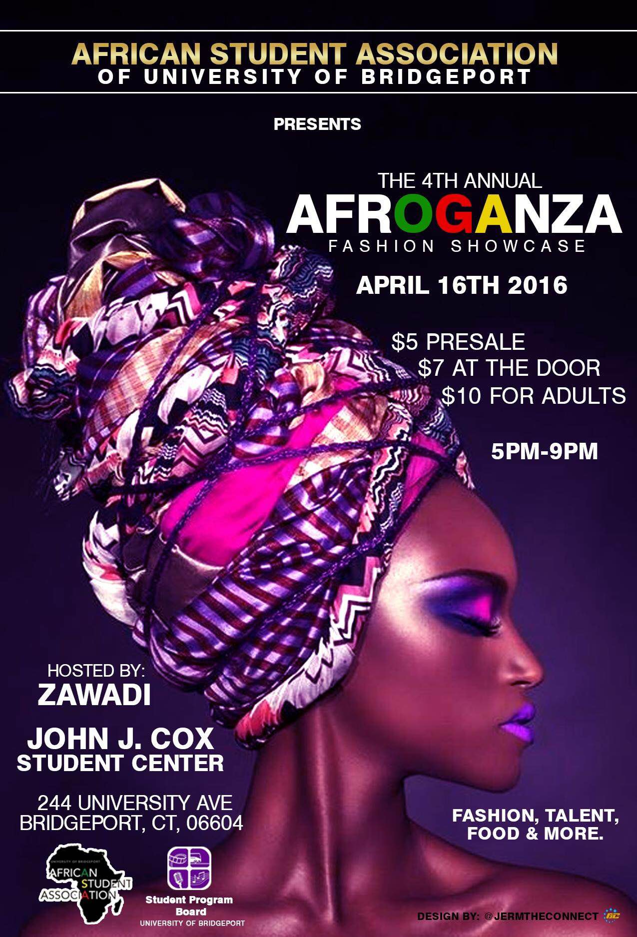 University of Bridgeport ASA Presents The 4th Annual Afroganza Fashion Showcase 2016